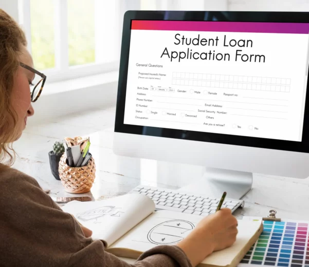 student-loan-application-form-registration-concept